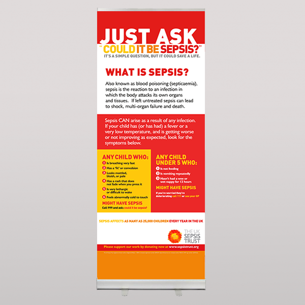 Paediatric Symptoms Pull Up Banner