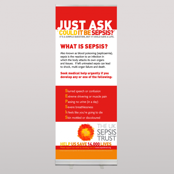 Just Ask Pull Up Banner