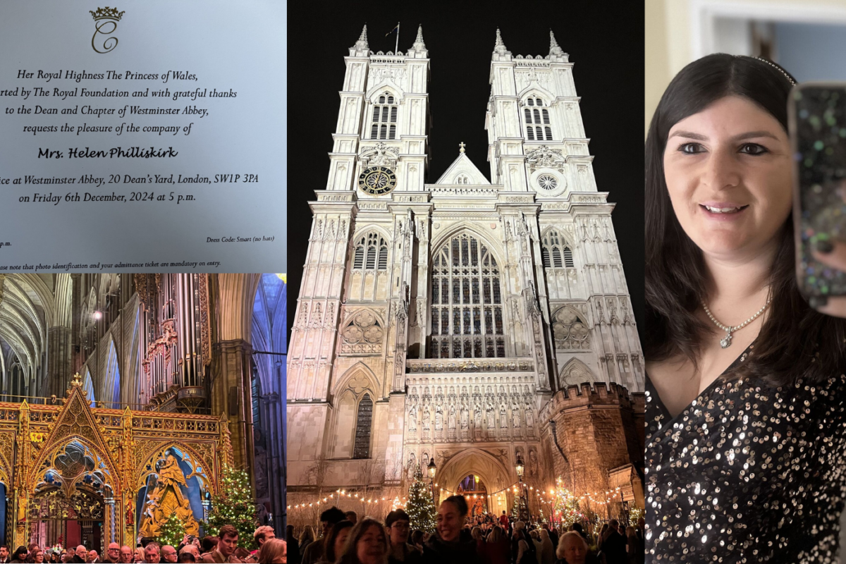 Bereaved Mum attends Royal Carol Concert rounding off another powerful year of legacy-making