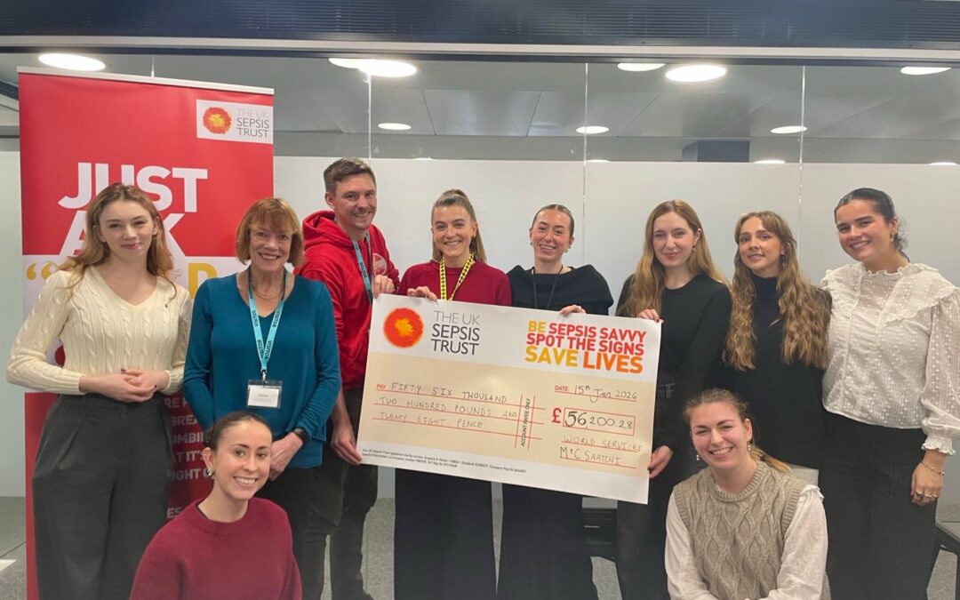 UK Sepsis Trust thanks M&C Saatchi World Services for record-breaking Charity of the Year partnership