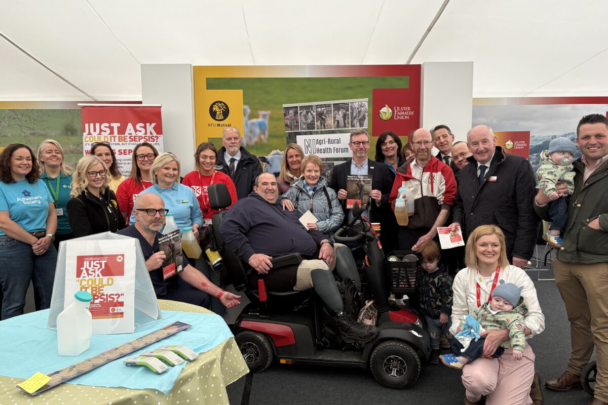 Farming community comes together at Balmoral Show to launch sepsis awareness campaign