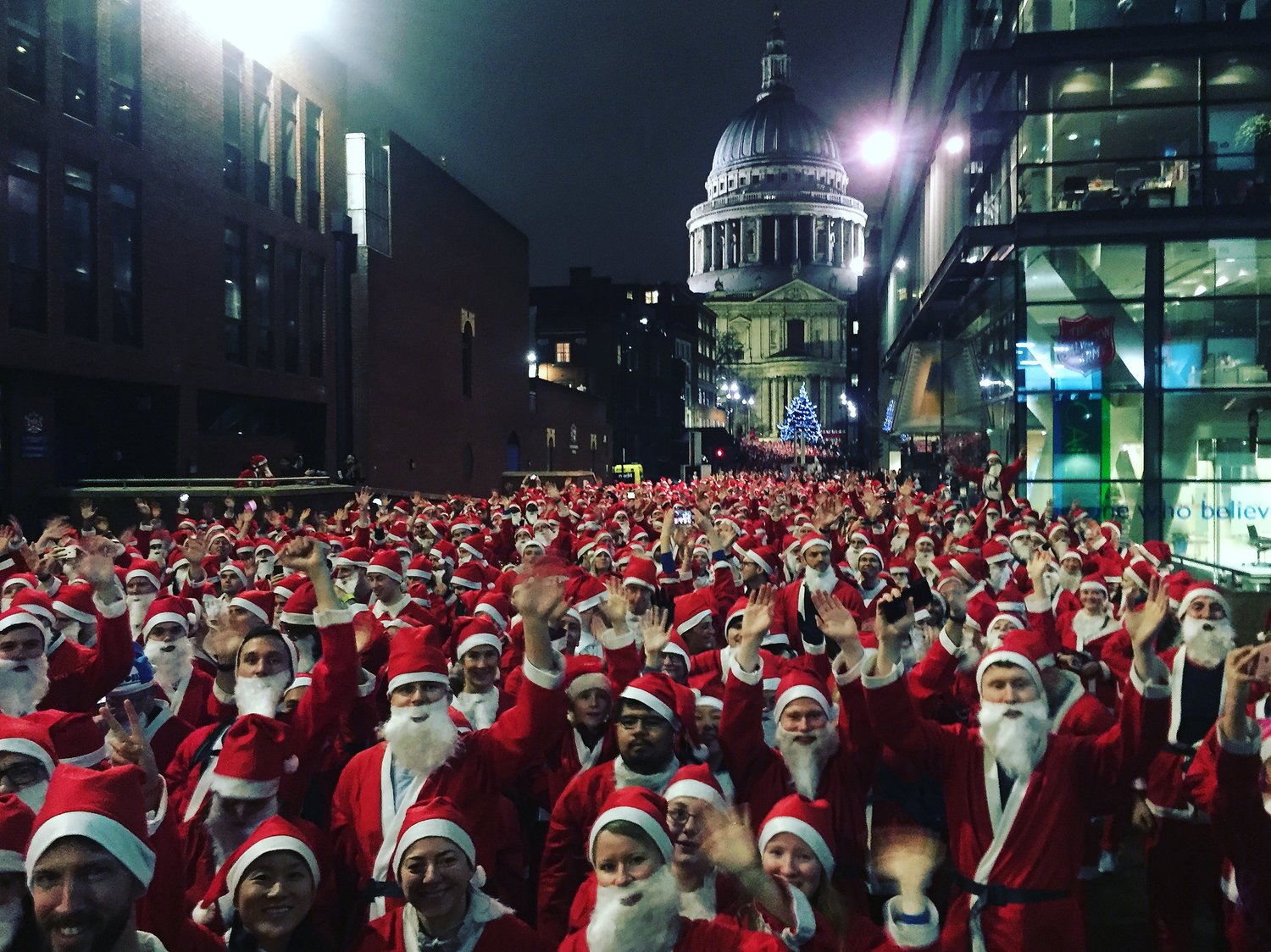 Santa in the ciy